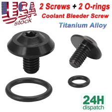 2pcs Coolant Bleeder Screw O-rings For Alfa Romeo Giulia / Stelvio / 2.2 JDTm US