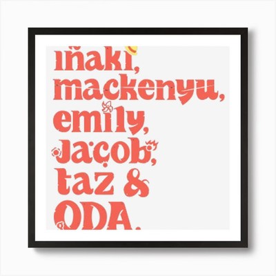 Oda Trend Kunstdruck gerahmt Wandbild Poster Leinwanddruck Bild