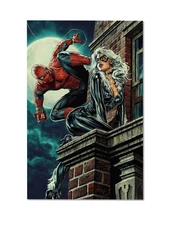 Spider-Man Black Cat Premium Giclee Print 11" x 17" Marvel Wall Art