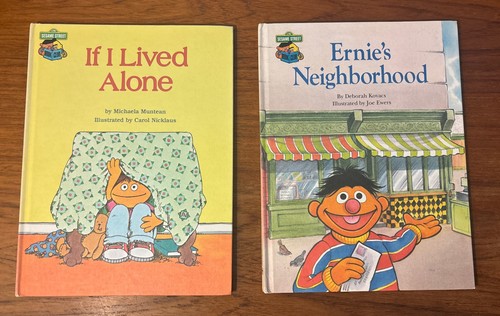 Lot Of 31 Vintage Sesame Street Book Club Books, HC, 1980s - Picture 3 of 24