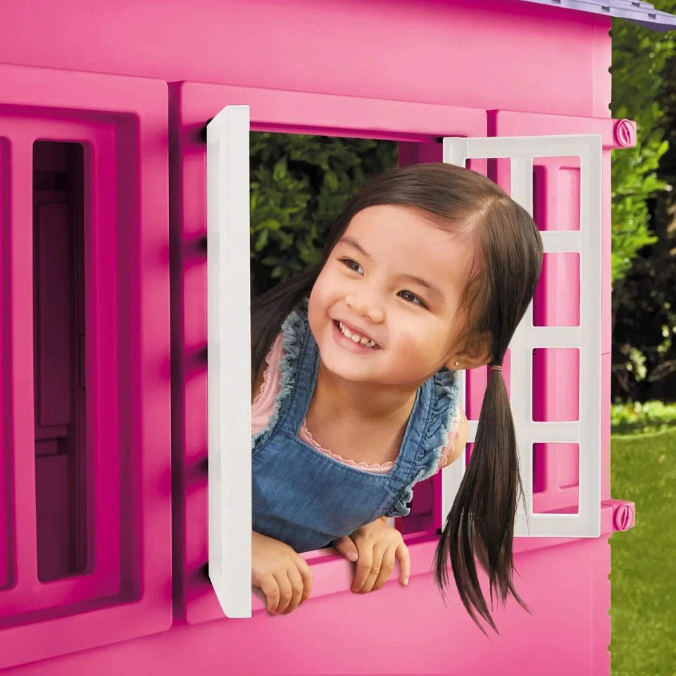 Little Tikes Cape Cottage House, Pink: Playhouse for Girls and Boys Ages 2-8 - Image 4 of 4