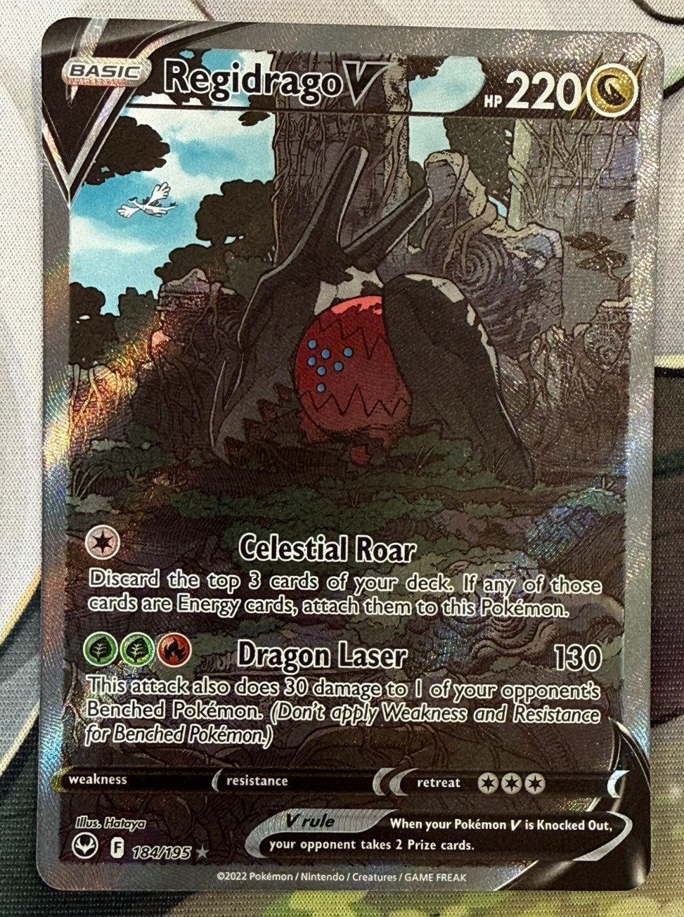 Regidrago V (Alternate Full Art) 184/195 Swsh12: Sword & Shield - Silver Tempest