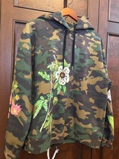 Cynthia Rowley Floral Camo Hoodie Sweatshirt, Women's Medium, NWT