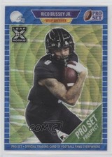 2021 Leaf Pro Set Metal Blue Wave 4/50 Rico Bussey Jr #77 fm0