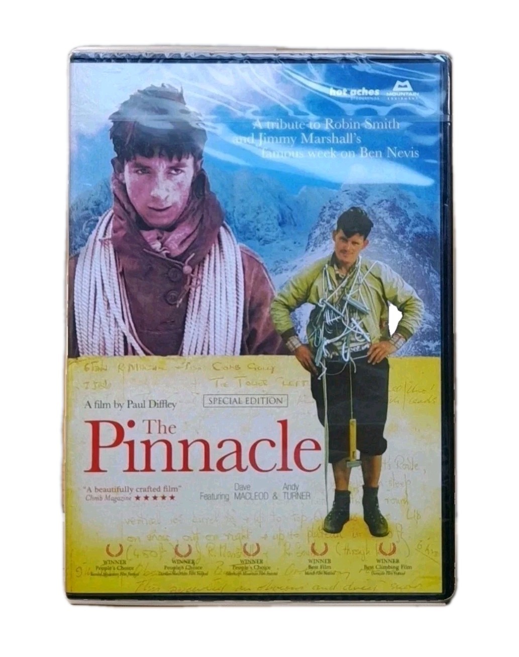 The Pinnacle DVD Paul Diffley 2010 Mountain Climbing Documentary - New & Sealed