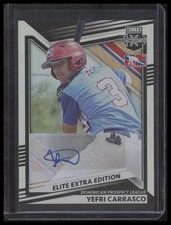 2022 Panini Elite Extra Edition #197 Yefri Carrasco Signatures