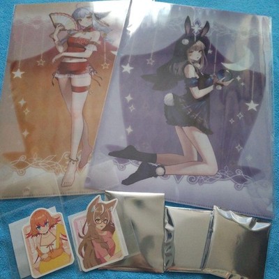 Mahjong Soul Goods Set: Clear File, Stickers