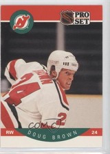1990-91 Pro Set Doug Brown #163 9vx
