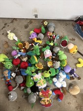 Lote de 30+ Enormes Plantas Vs Zombies Peluche Etiqueta Colgada Abrigo Marrón Zombi