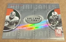 2005 Donruss Elite - College Ties Clinton Portis, Roscoe Parrish #CT-10 (RC)