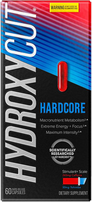 Hardcore - Thermogenic Supplement - Energy & Metabolism Support - 265 Mg Caffein