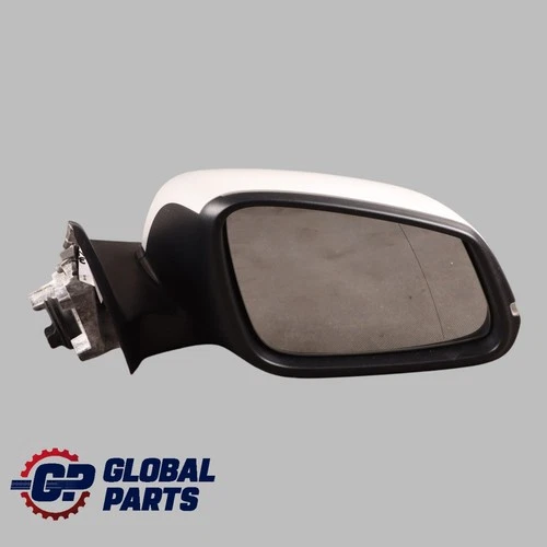 Wing Mirror BMW F30 F31 Heated Door Right O/S 6 Pins Mineral White Metallic A96
