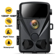 FHD 1080P 20MP Wildlife Trail Camera Hunting Game Cam Waterproof IR Night Vision