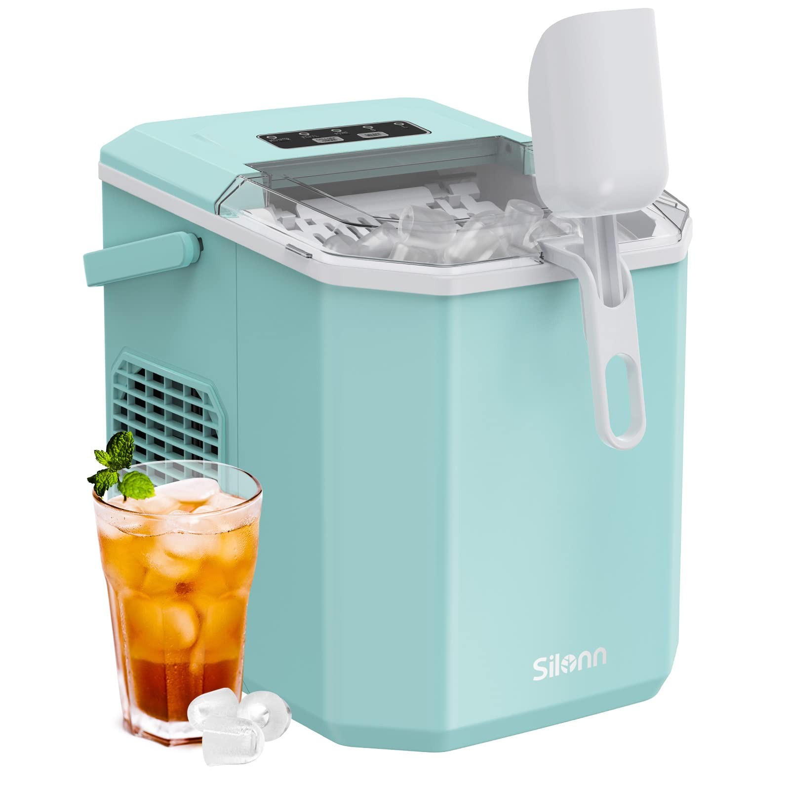 Portable Countertop Ice Maker 26lbs Daily 9 Cubes Fast