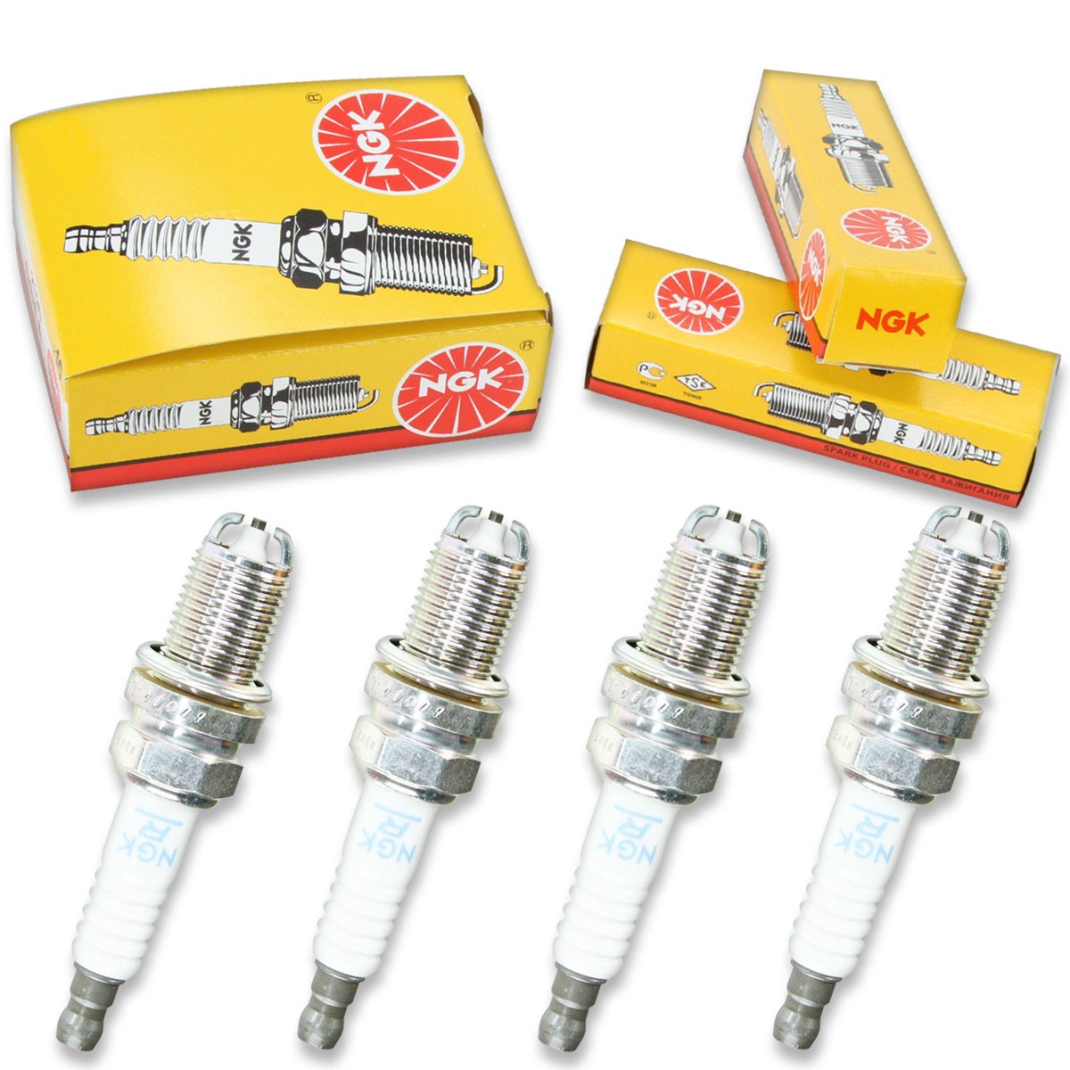 4pcs 06-10 Yamaha VZ250FTLR TLR NGK Standard Spark Plugs 250 HP Kit Set up