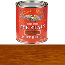 General Finishes Water Based Dye Light Brown Quart