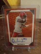 2024 Leaf Metal 1991 Red 3/3 Omar Cooper Jr #91A-OCJ Auto Bookend 