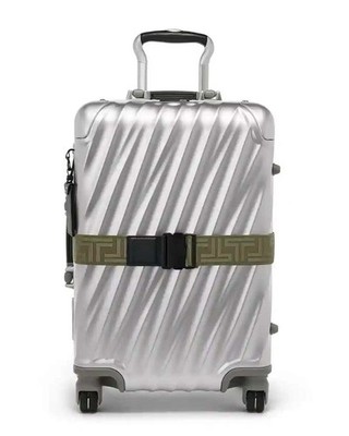 New Tumi Luggage Leather Strap in Olive Green