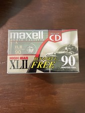 Maxell XLII 90 High Bias Audio Cassette -Pack New Sealed