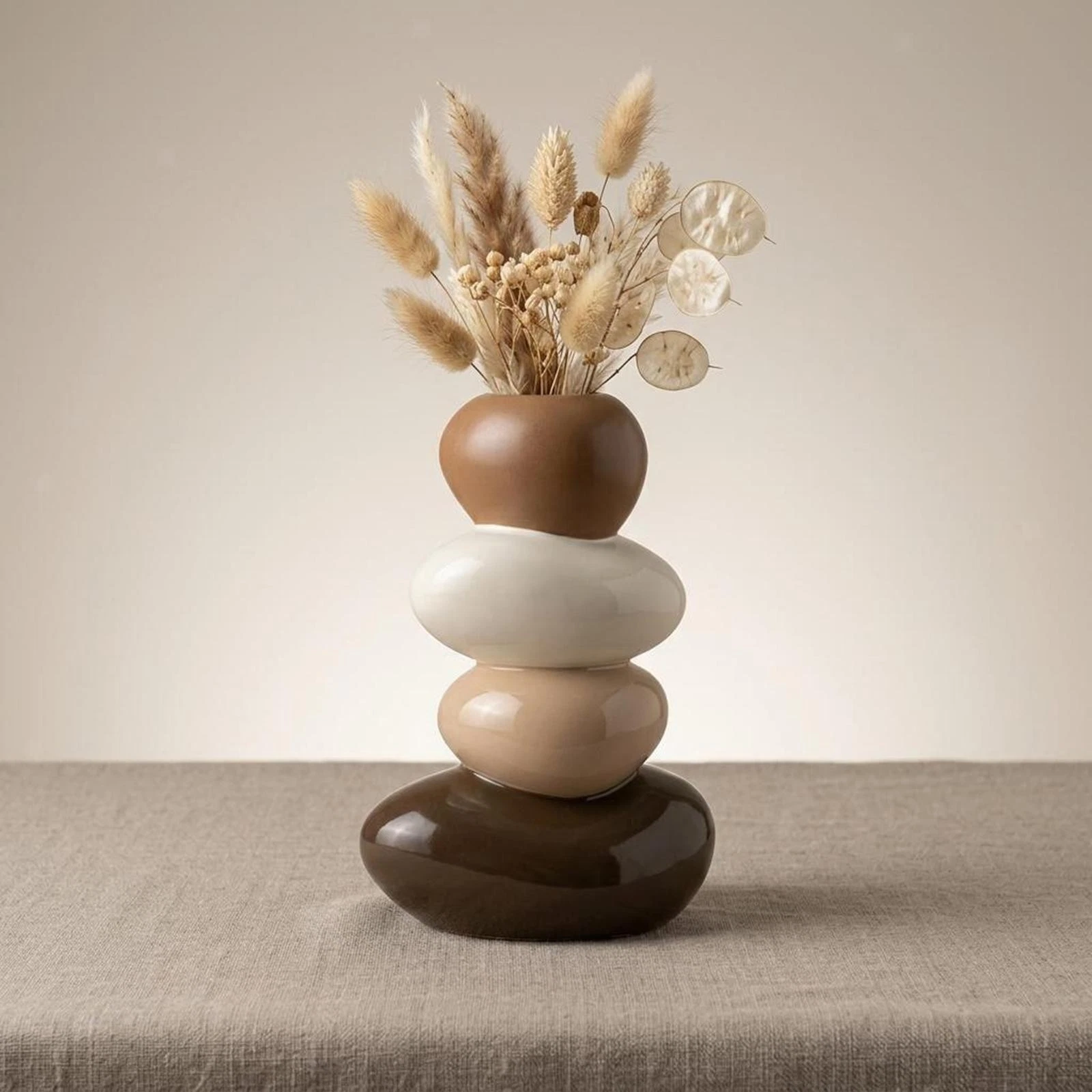 Flower Vase Modern Floral Arrangement Artistic for Living Room Wedding Desk