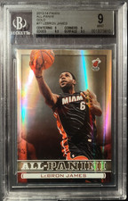 2013-14 Panini Lebron James 77 All Panini Gold BGS 9