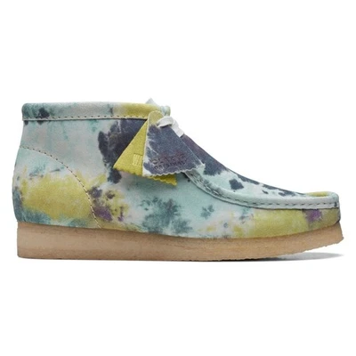 Clarks Originals Herren NEU IM KARTON WALLABEE STIEFEL türkis Batik verschiedene Größen