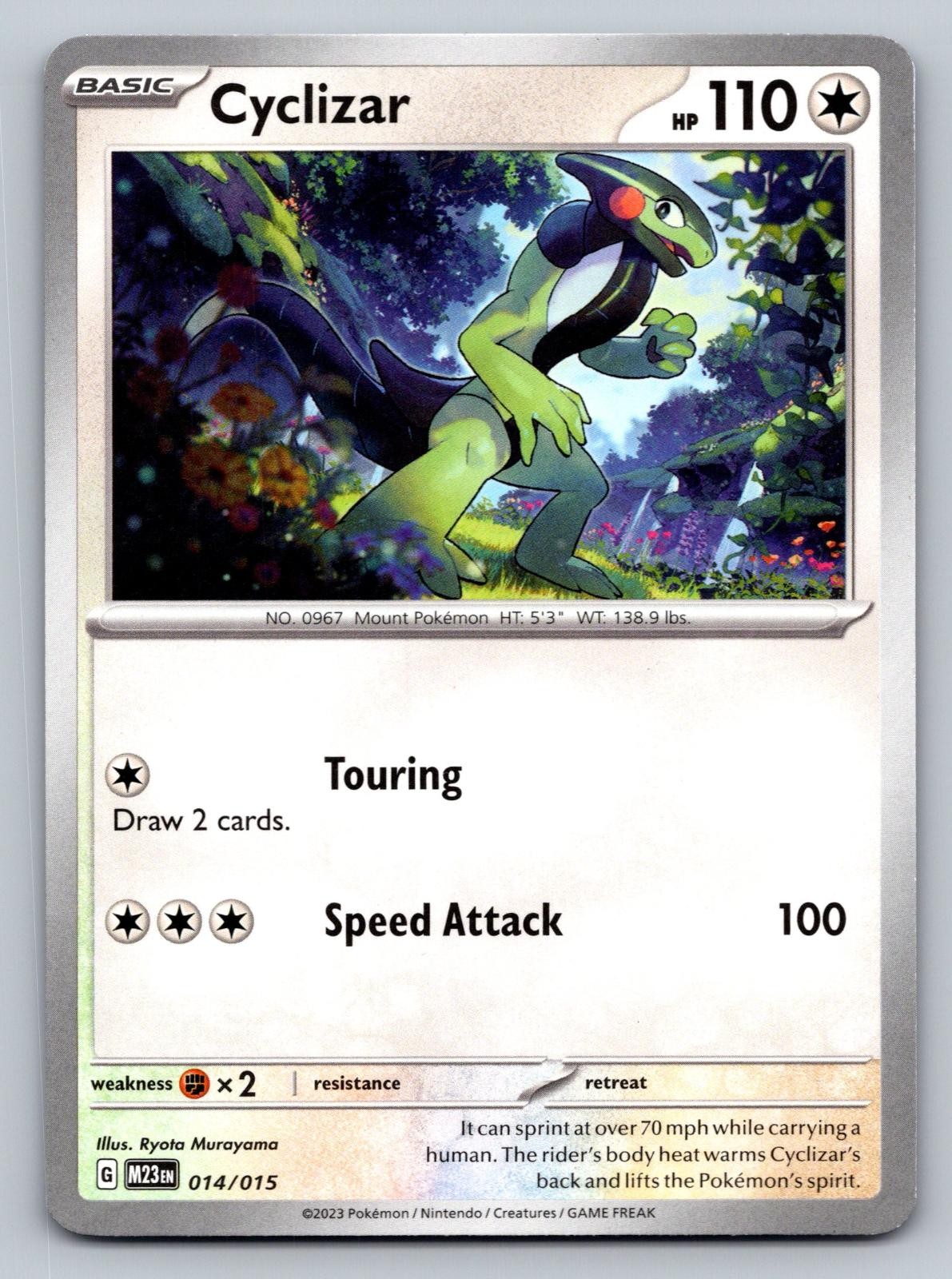 Cyclizar 014/015 Promo McDonald's Collection 2023 Pokemon Lightly Played