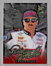 DALE EARNHARDT 1998 PRESS PASS EXPLOSIVE INSERT CARD #6 NASCAR