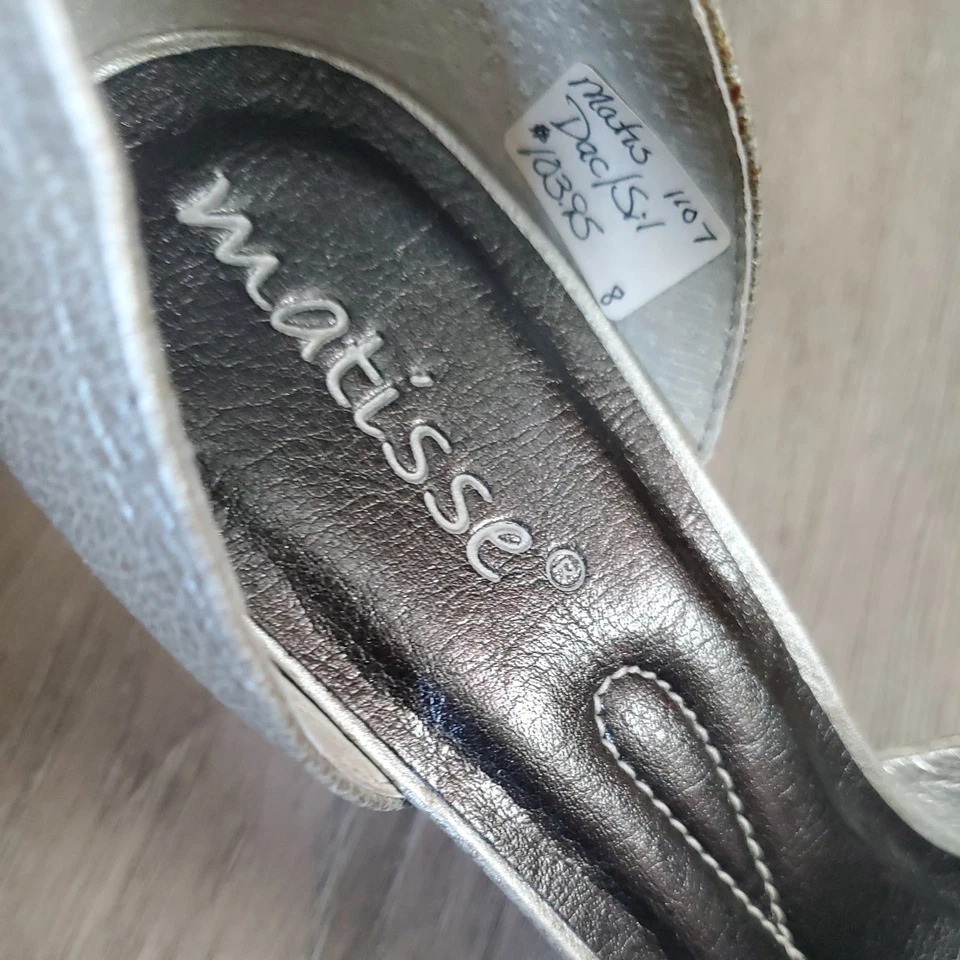 Matisse Silver Shoes Dacry 8m - Image 2 of 4