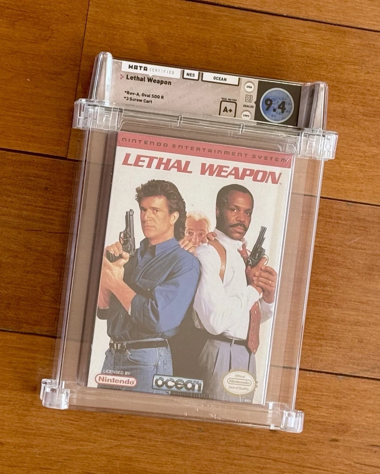 Lethal Weapon Nintendo NES 9.4 CAJA A+ Sello WATA Clasificado CGC VGA x Nuevo Raro Sega Foto 2 de 4