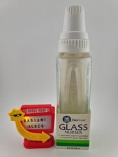 Vtg Gerber Glass Nurser Bottle, 8 oz / 237 ml 76100 New Rare 1984