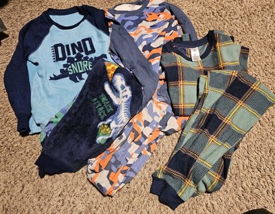 Boys Pajama Sets Sizes 8, 10/12,12 (lot Of 3) Pre-Owned Members Mark Children's