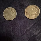 Buffalo Nickel 5C US Coins Lot of 2 Native American Buffalo Design