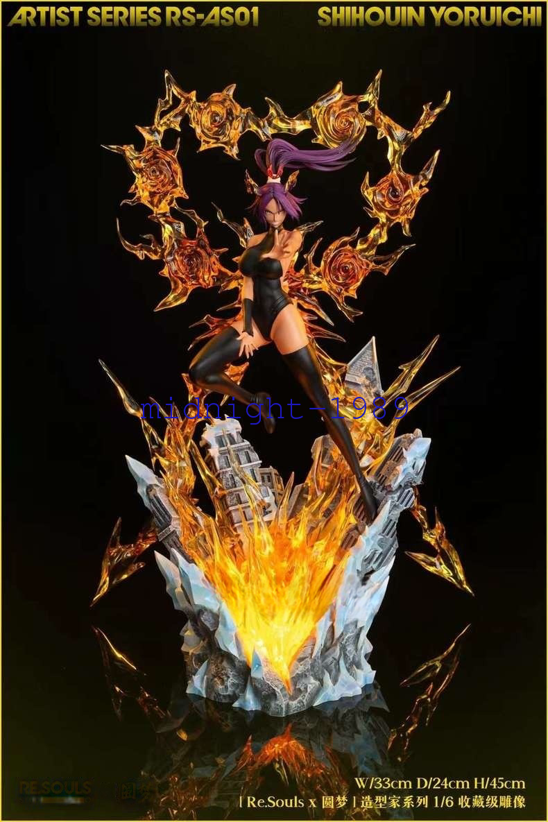 RE.SOULS Studio BLEACH Shihouin Yoruichi 1/6 Statue Painted Mode