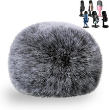 Blue Yeti Pop Filter, Furry Microphone Windscreen Foam Cover for Yeti, Yeti X...