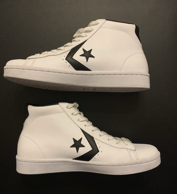 Converse Pro Leather 76 Mid Top Men's 10 or Women s 11.5 Sneakers White 