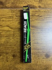 Vtg New 90  s Reach Green Adult Soft Full Size Toothbrush Johnson  Johnson