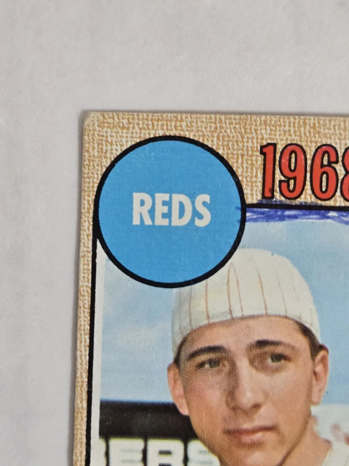 1968 年 Topps JOHNNY BENCH #247 辛辛那提红人队 RC 名人堂新秀卡 — 第 4/4 张图片
