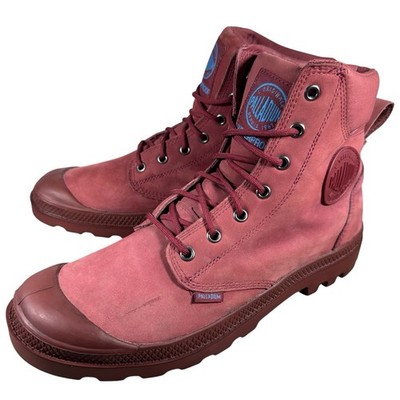 Palladium Pampa Cuff WP Size 9 M/10.5 W Pomegranate/Diva Blue Waterproof Boots