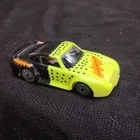 Vintage 1986 Matchbox Burnin Key Cars Neon Yellow Porsche Toy