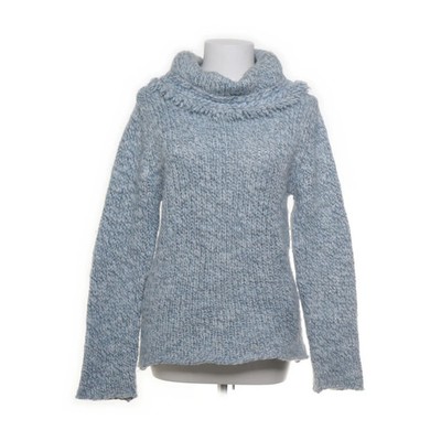 Blumera, Rollkragenpullover, Größe: L, Blau/Weiß #ESj