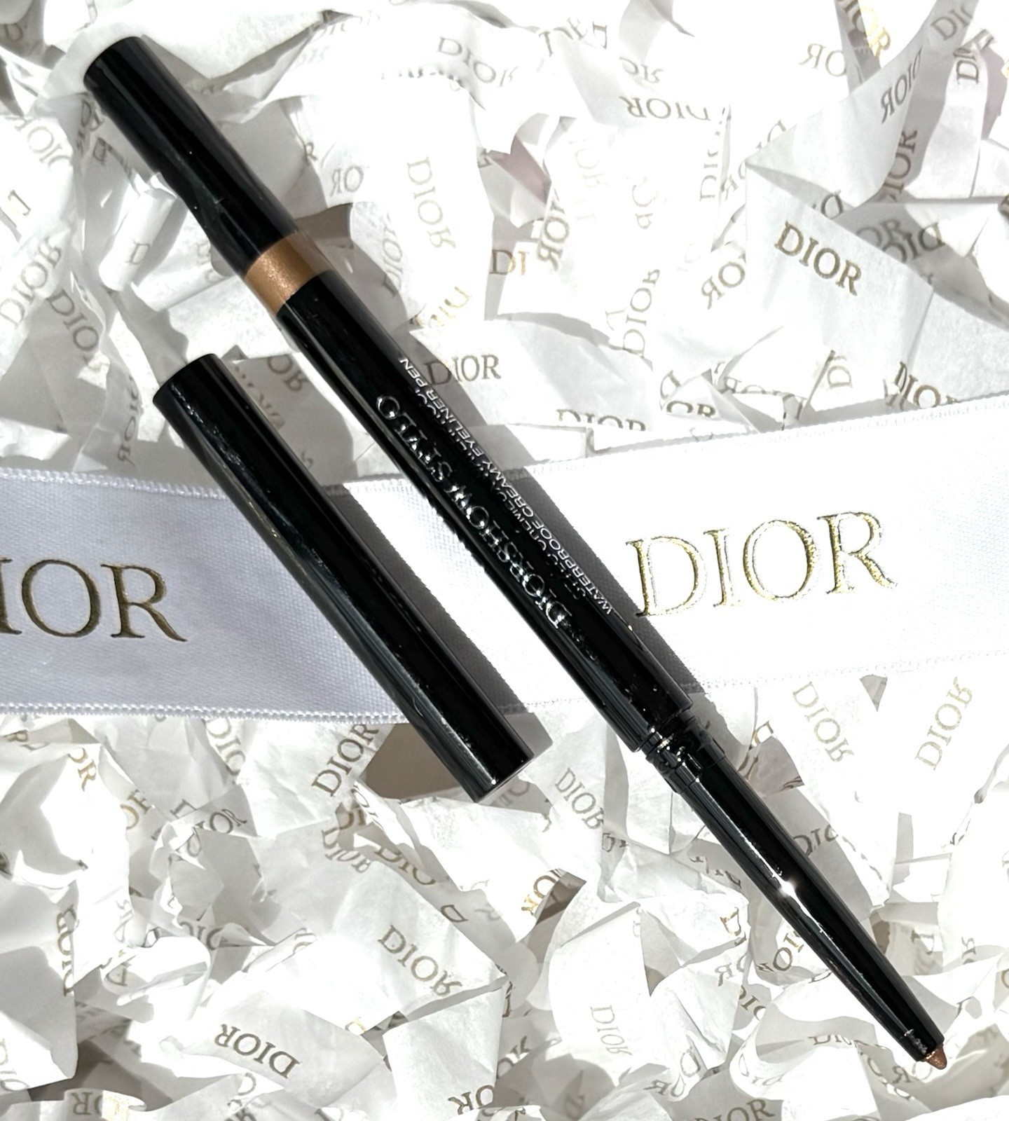 Dior Diorshow Waterproof Creamy Eyeliner Pen in Pearly Bronze