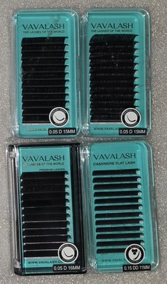 NIP VavaLash Premium Lash Extensions Lot of 4 Packs