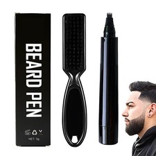 Kit Penna Riempimento Barba Matita e Pennello Definizione Uomo 🚀