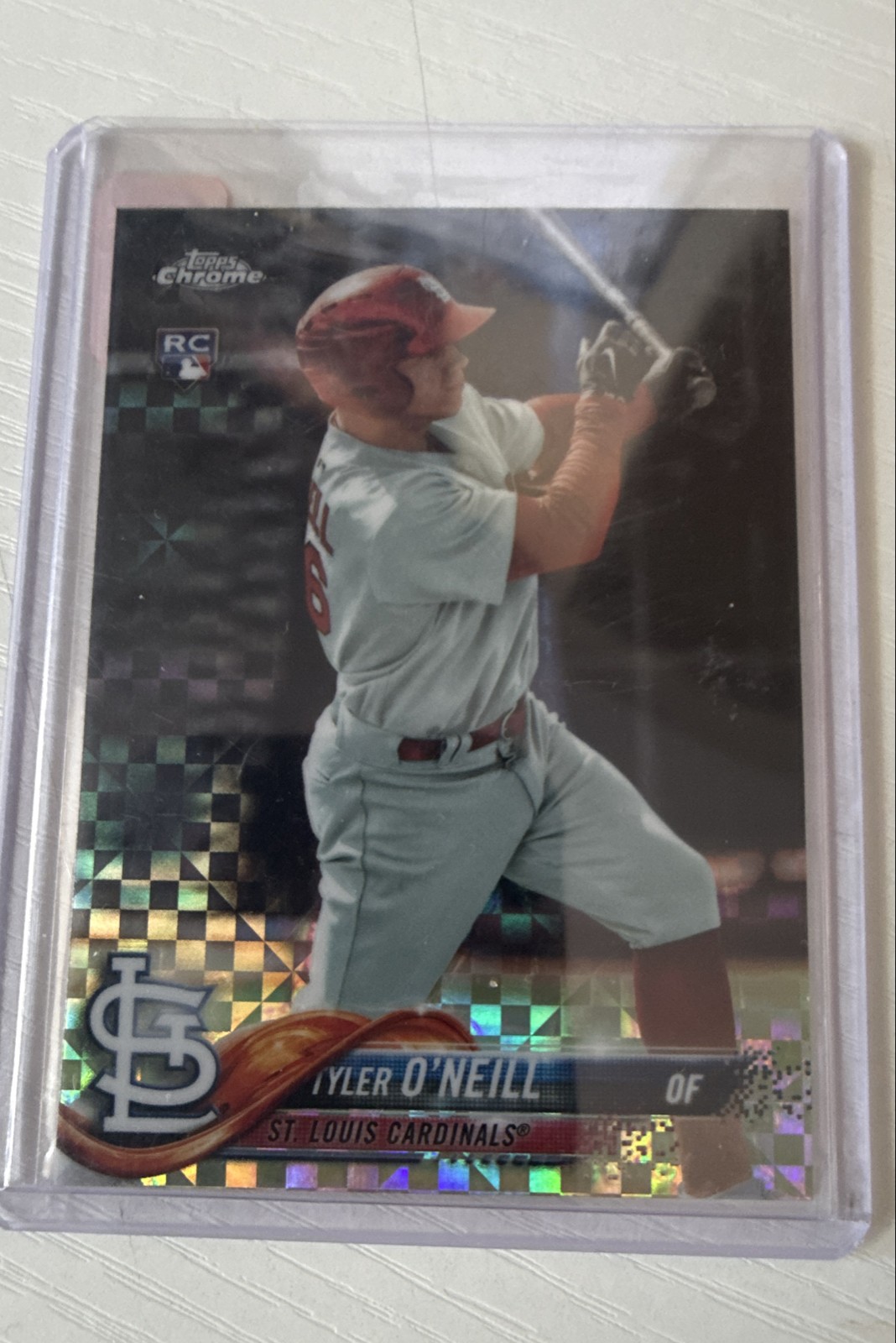 2018 Topps Chrome - Tyler O'Neill #35 X-Fractor (RC)