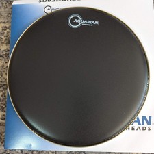 Aquarian Response 2 Coated Black 13" drum head TCRSP2-13BK (new)