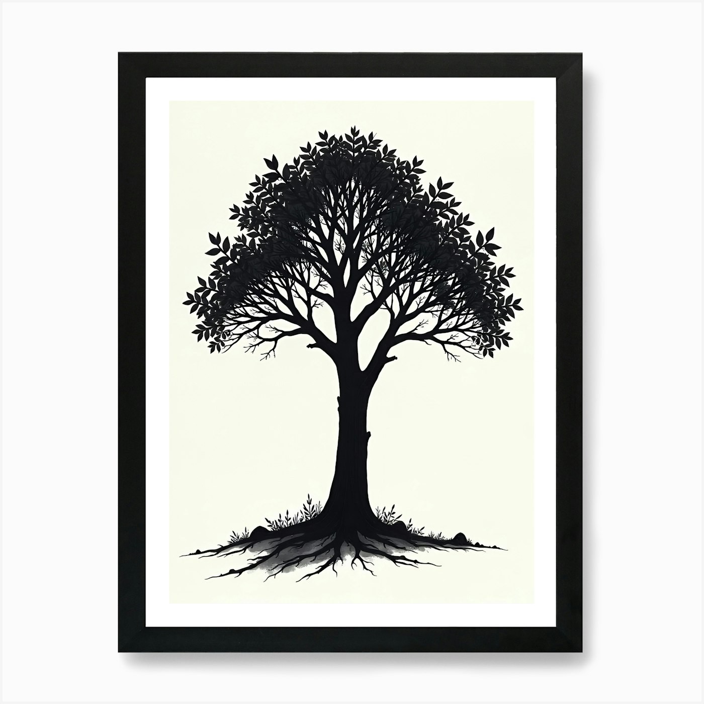 Tree of Life 87 Framed Canvas Wall Art Print Poster  