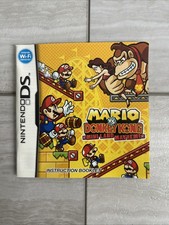 Mario vs. Donkey Kong: Mini-Land Mayhem Nintendo DS MANUAL ONLY Authentic EUC