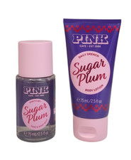 Victoria's Secret Pink Sugar Plum Daily Drench Body Lotion Travel Size Mist