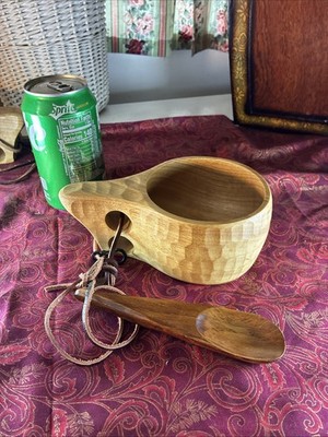 Dursten Uberleben 10oz Cup-bowl-spoon Handmade Camping Cup Set Bushcraft Gear.
